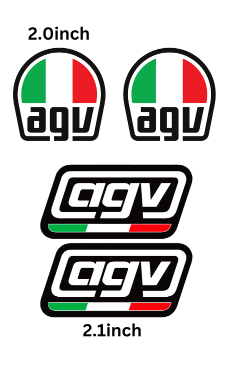 Sticker Compatible with Agv Helmets | Helmet Sticker